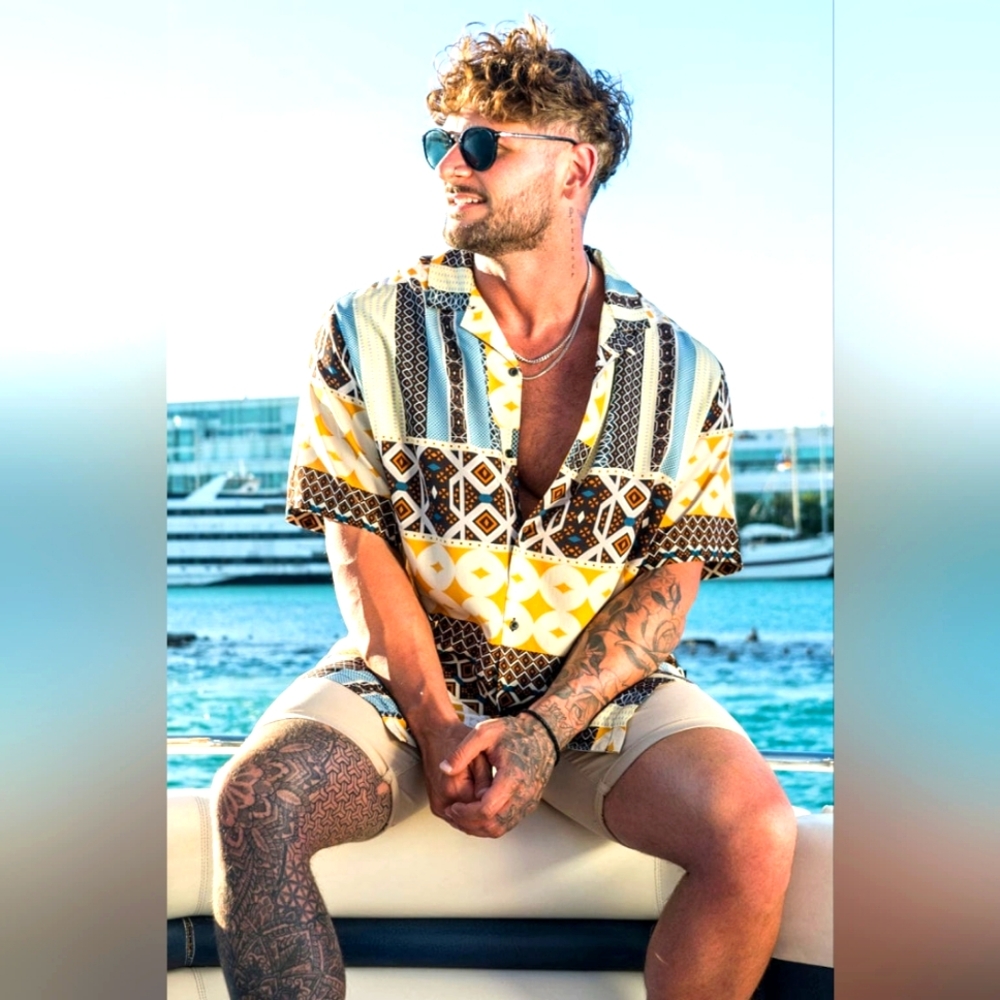 445 Cabo Vibez Shirts Printed tribal trips size s